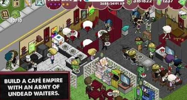 僵尸咖啡馆游戏