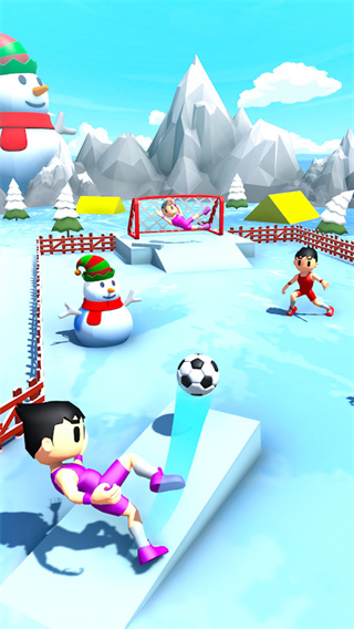 疯狂的足球踢游戏