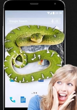 蛇在手上屏幕模拟器