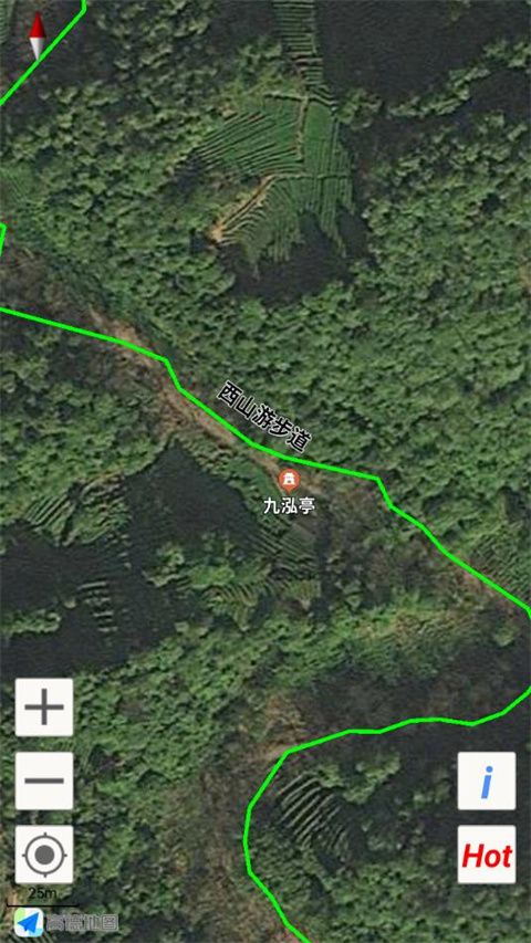 杭州登山地图