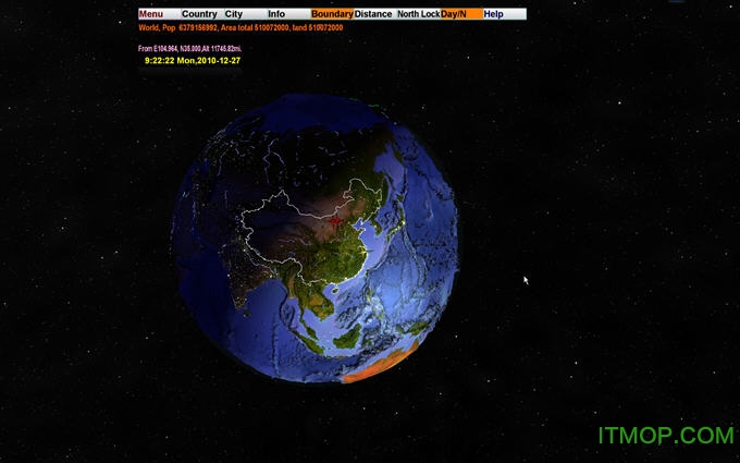 三维世界地图软件(3D World Map)