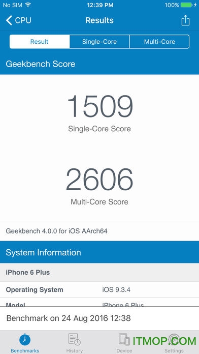 geekbench5苹果性能测试软件