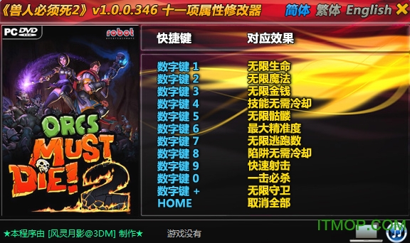 tgp兽人必须死2多功能修改器3dm