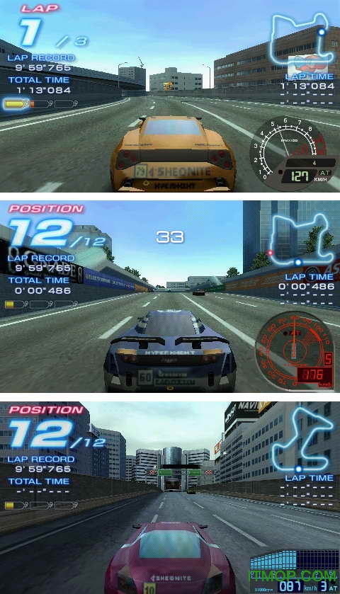 山脊赛车2psp