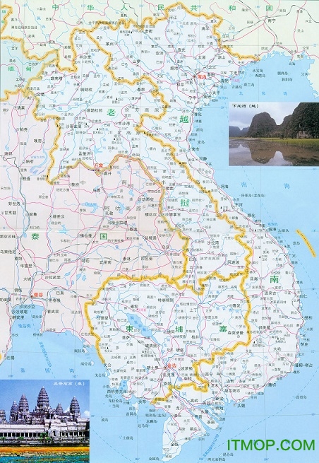 越南地图高清中文版全图