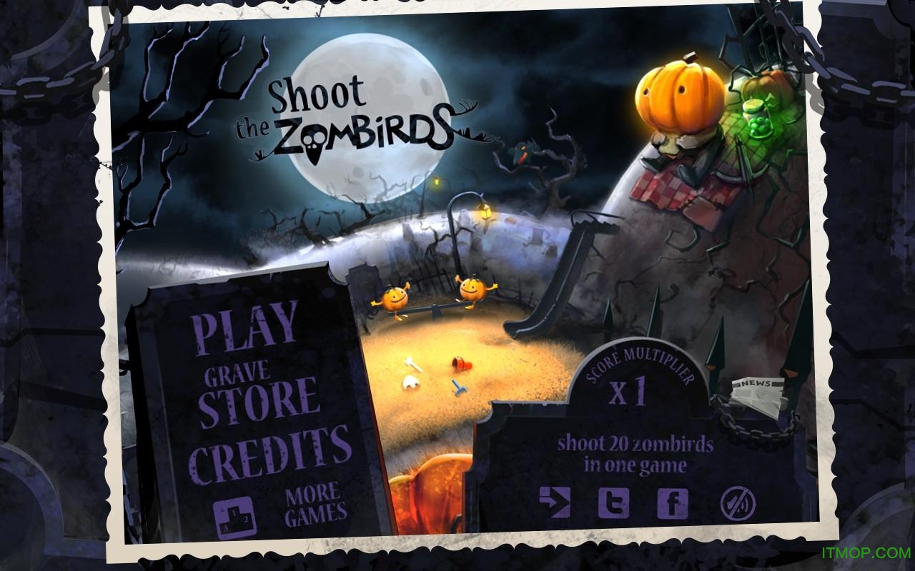 南瓜头大战僵尸鸟正版(Shoot The Zombirds)
