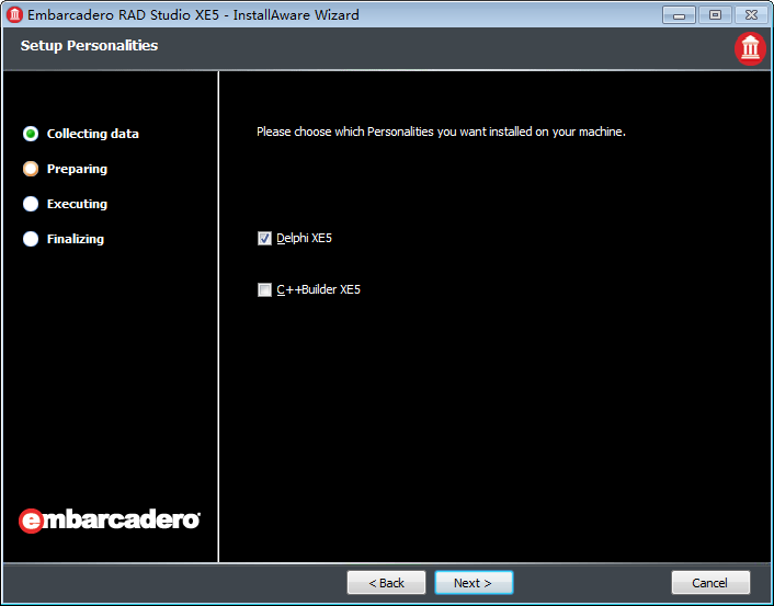delphi xe5(Embarcadero RAD Studio XE5)