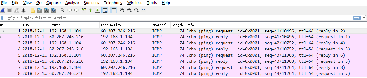 wireshark 64位网络分析器