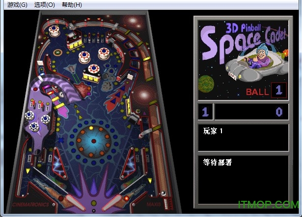 windows三维弹球太空军校生(3D Pinball3维弹球)