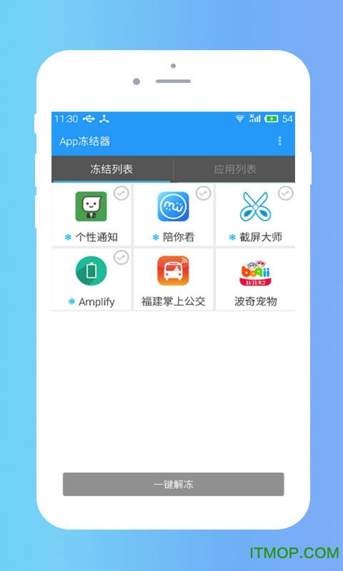 应用冻结软件