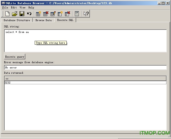 SQLite Database Browser(可视化数据库浏览器)