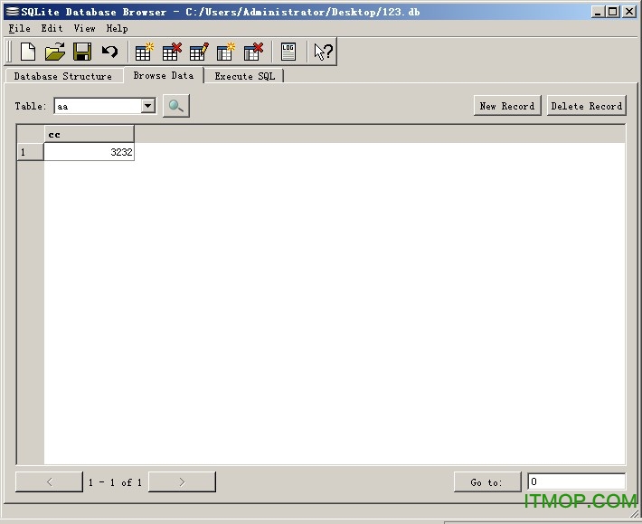 SQLite Database Browser(可视化数据库浏览器)