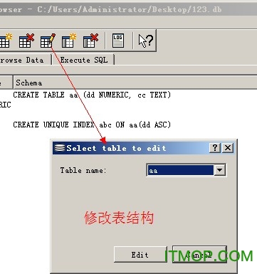 SQLite Database Browser(可视化数据库浏览器)
