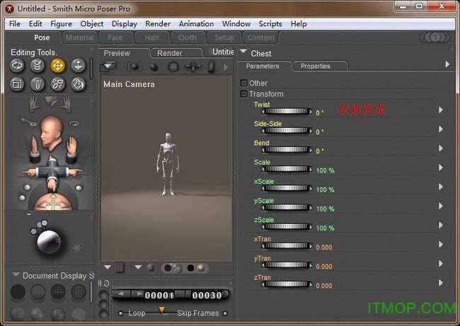 poser pro 2012汉化破解版