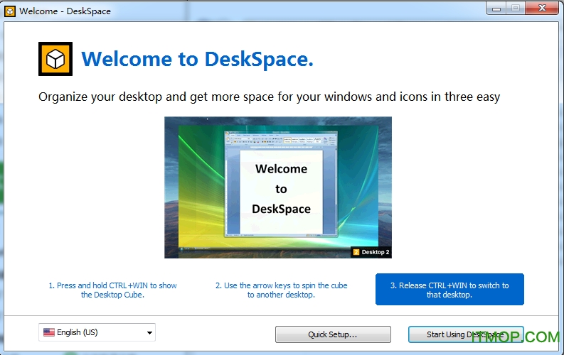 deskspace8中文破解版(3D虚拟桌面)