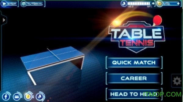 乒乓球3D无限金币破解版(Table Tennis 3D)