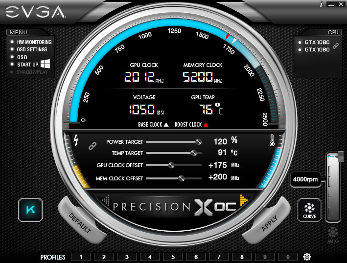 EVGA Precision XOC显卡超频程序