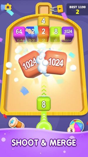 2048方块射手游戏