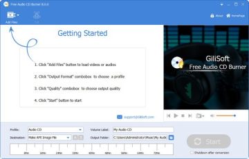 Free Audio CD Burner