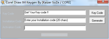 coreldraw x4注册码/注册号/注册补丁