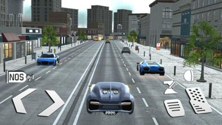 公路车交通赛车3D游戏
