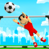 疯狂的足球踢游戏