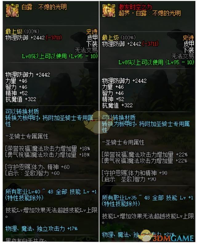 《DNF》泰波尔斯皮甲升超界介绍