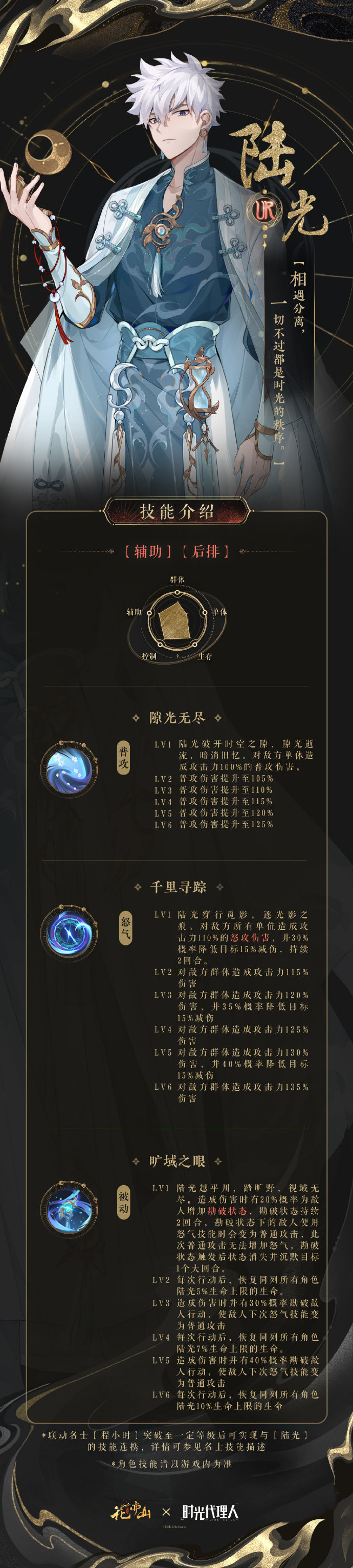 花亦山心之月陆光都有哪些技能 陆光技能强度详情