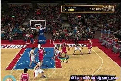 NBA2K13 强行扣篮心得 扣碎对面的篮板吧!