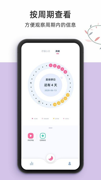 柠檬小月生理期记录工具app