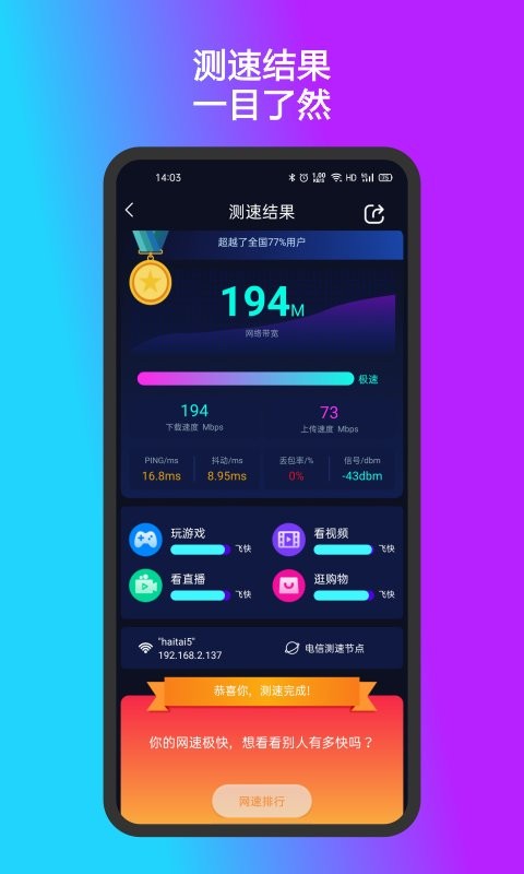 测速准app