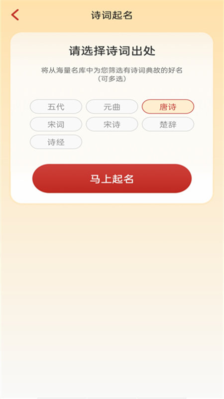 诗词起名app