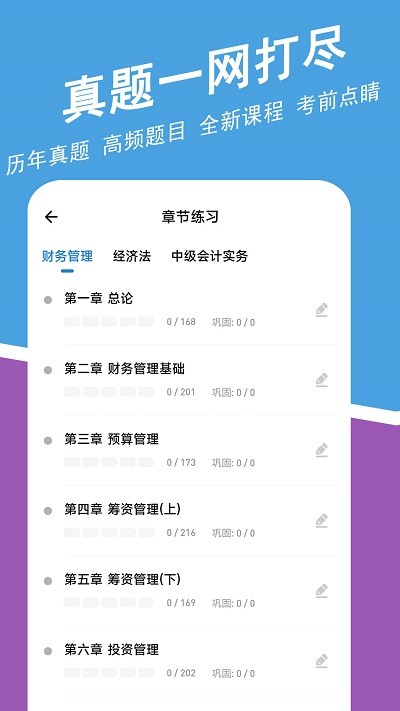 中级会计师练题狗最新版