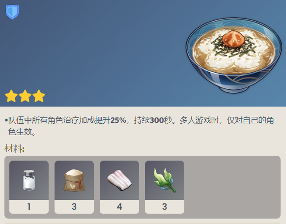 原神真味茶泡饭如何制作 真味茶泡饭合成配方推荐