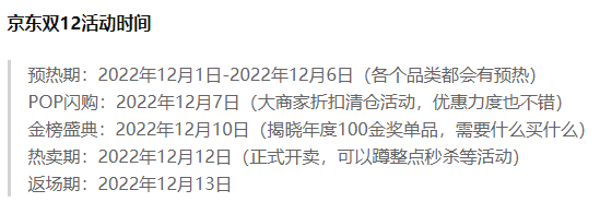 2022双十二活动什么日期开始 双十二活动日期详情详情