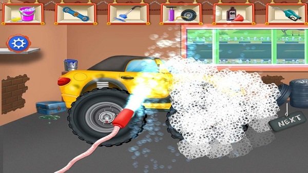 模拟汽车洗车游戏