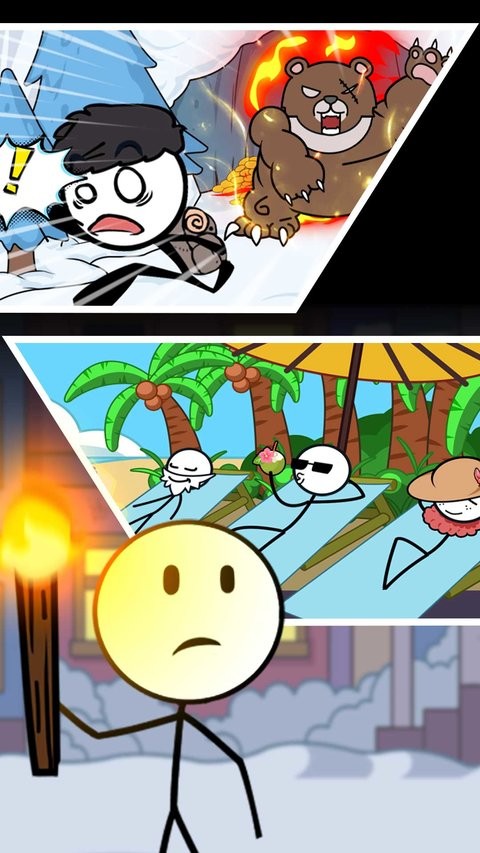 火柴人逃出密室游戏