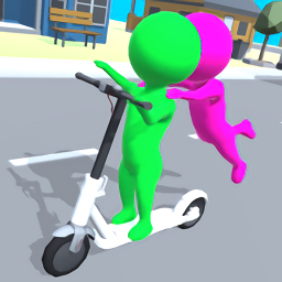 橡皮人滑板车游戏(scooter taxi pro)
