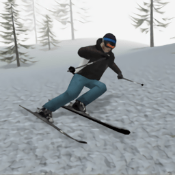 滑雪跑酷大冒险游戏