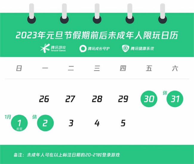 王者荣耀元旦未成年可以玩多久 元旦未成年上线时长介绍