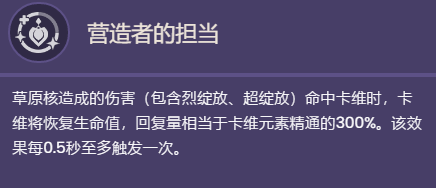 原神卡维有什么属性天赋 卡维技能效果详情