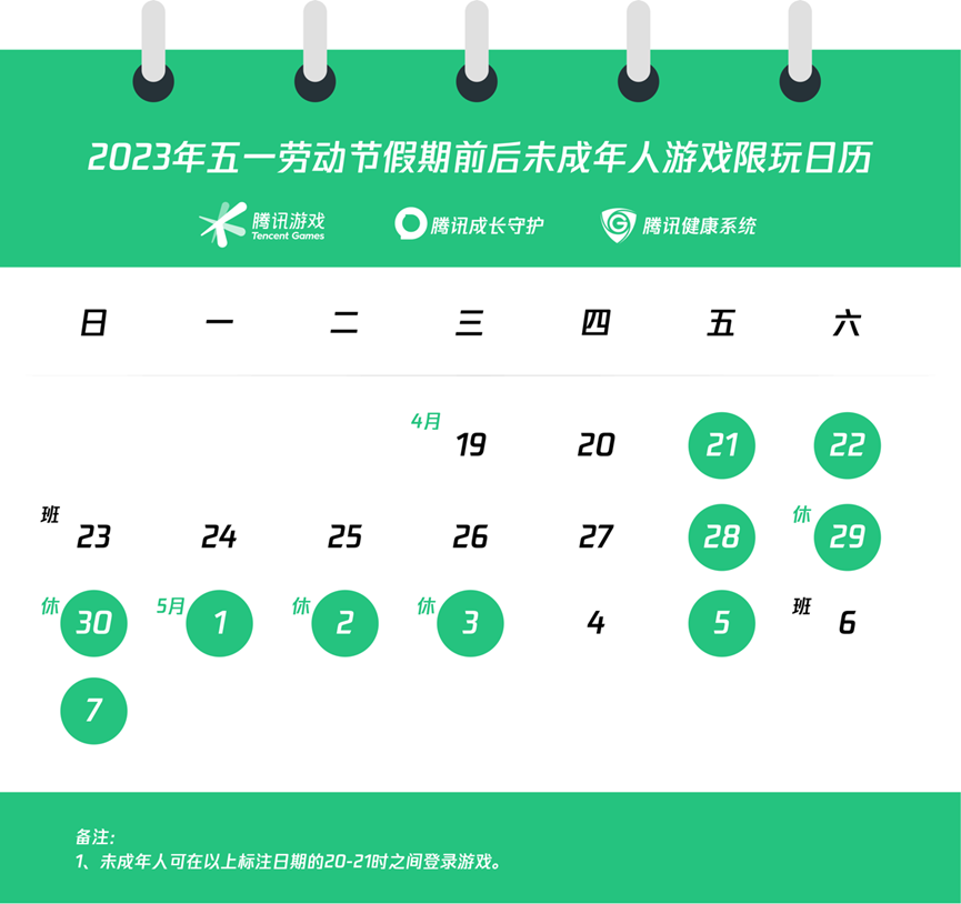 王者荣耀五一假期未成年可以玩多久 假期未成年游戏时长详情