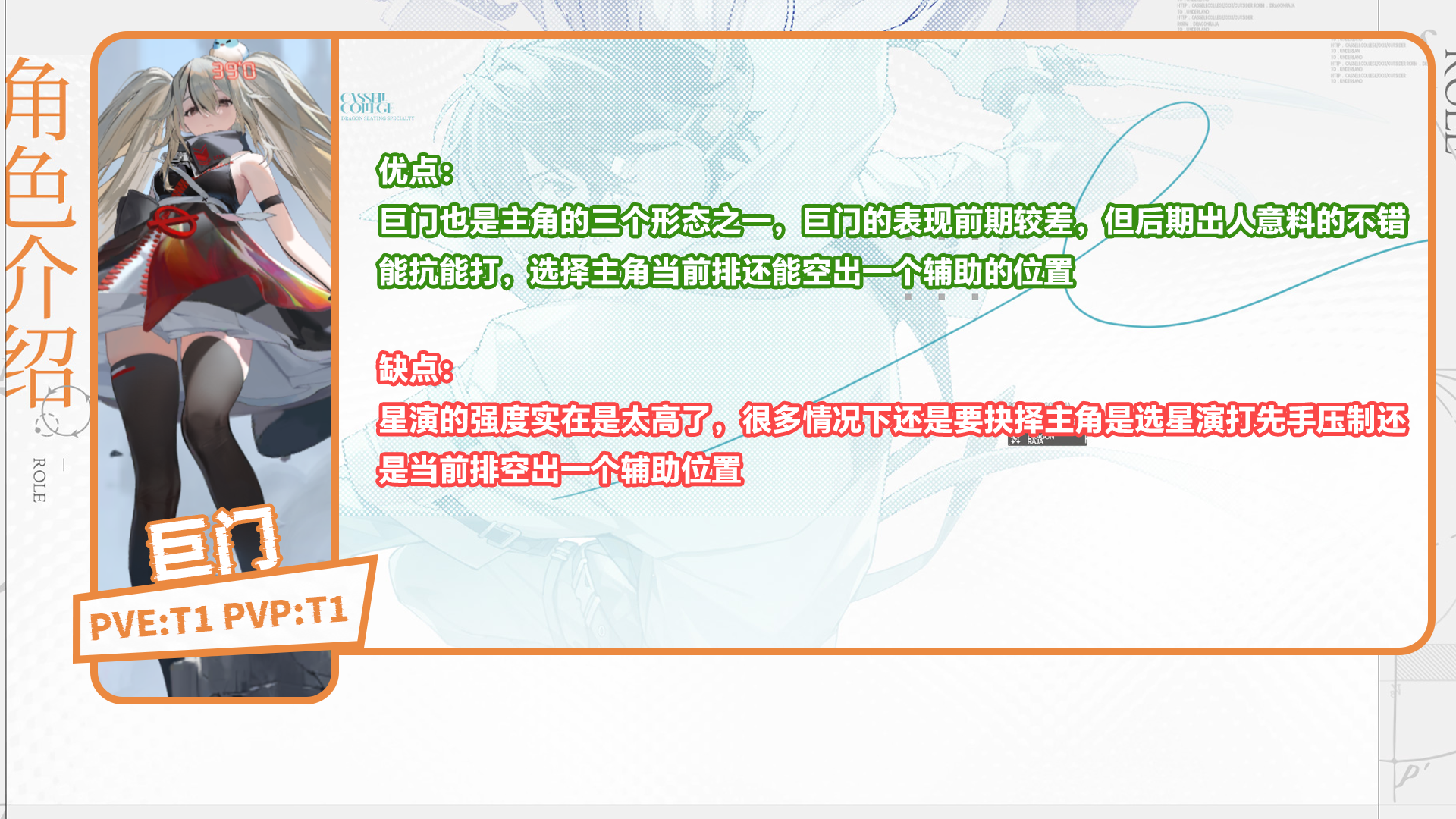 龙族：卡塞尔之门开服选择哪些角色比较好 开服角色强度排名一览