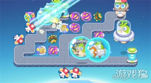 保卫萝卜4太空穿越51关攻略 飞碟兔有点多