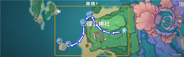 原神海灵芝168个采集点位全攻略