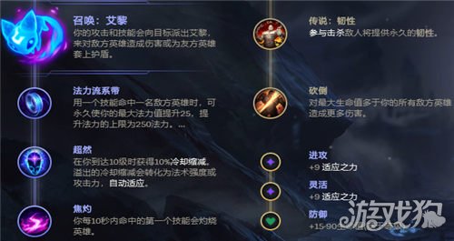 LOL10.11琴女辅助玩法攻略天赋与出装推荐