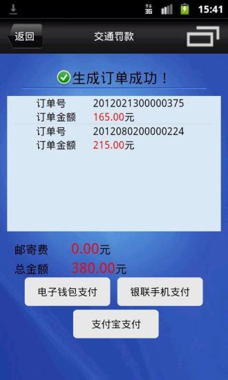 掌付通交通违章查询