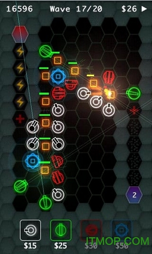 炫光塔防中文破解版(HexDefense)