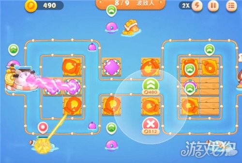 保卫萝卜4阿波尼克号第42关2-42关卡完美通关攻略