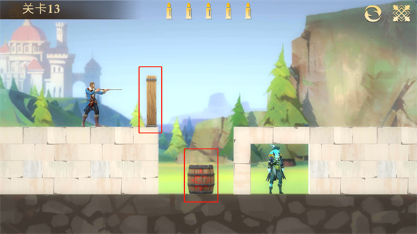 子弹射击金银岛之谜